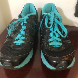 Black and Blue Nike REAX